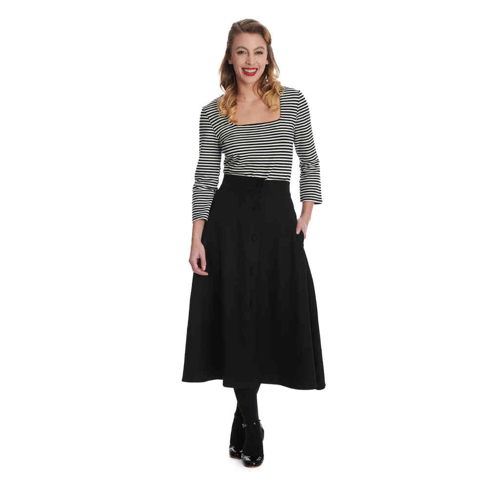 Banned - Book Worm Jupe - Noir